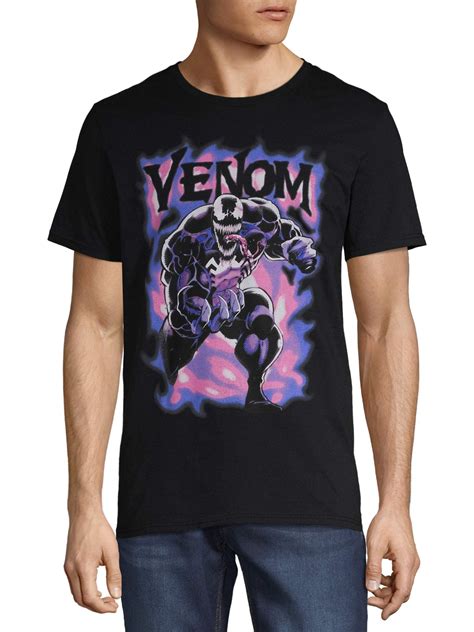 Venom Marvel Purple Smoke Mens And Big Mens Graphic T Shirt