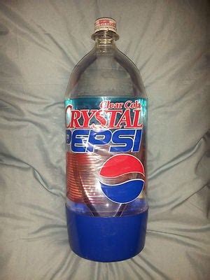 Crystal Pepsi/Pepsi Clear, 1992. I remember as a 6 year old being ...