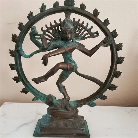 Dancing Shiva Bronze Statue Bronze Nataraja Vintage Collection Home