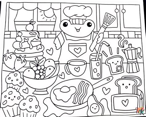 Bobbie Goods Coloring Pages Kitchen Bobbie Goods Coloring Pages Kitchen