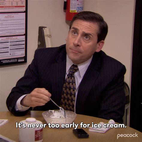 The Office Quotes Michael Scott Ice Cream