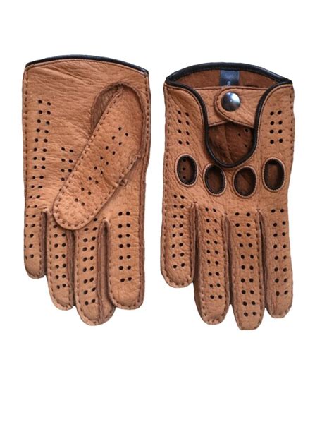 Men S Peccary Driving Gloves Custom Size Hand Sewn In Different Color