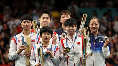 CHN PRK Mixed Doubles Finals Table Tennis Olympic Games Paris 2024