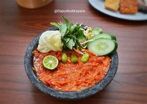 Resep Sambal Seruit Terasi Khas Lampung Oleh Dapur Ibuk Kayana