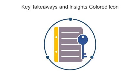 Key Takeaways And Insights Colored Icon In Powerpoint Pptx Png And Editable Eps Format ...