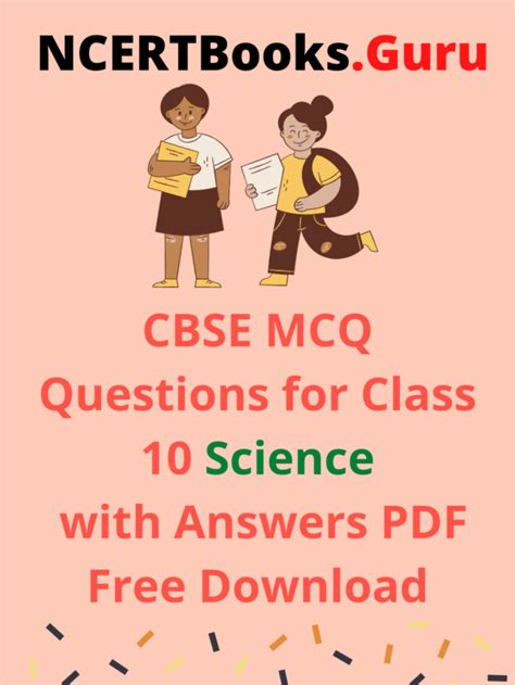 Cbse Mcq Questions For Class Science With Answers Ncert Books