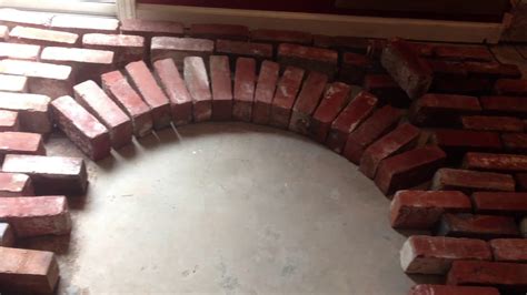 Building an Arched Brick Fireplace Facia - YouTube