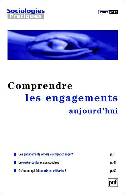 Comprendre Les Engagements Aujourd Hui Tome Broch Collectif