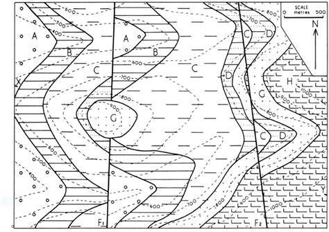 Solved Please Draw A Geologic Cross Section From X To Y Chegg