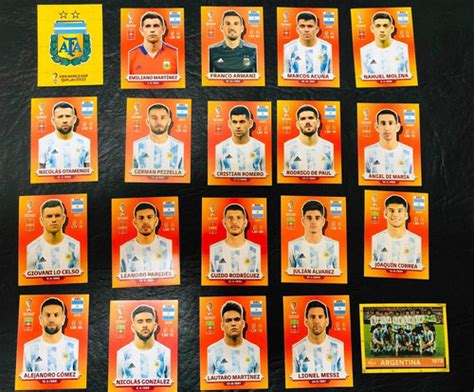 Figuritas Mundial Qatar Panini Messi Argentina Compl Figuritas