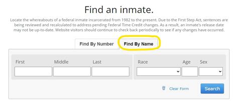 Indiana Department of Corrections Inmate Search Instructions