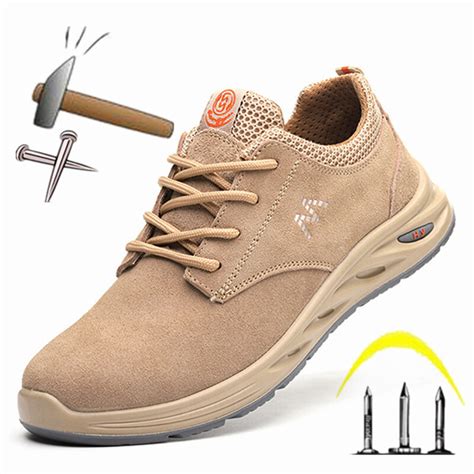 Lightweight Safety Shoes for Men Work Shoes Anti-piercing Safety Shoes ...