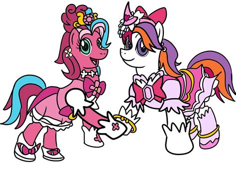 Mlp Pink Precure Baton Pass 2016 By Omegaridersangou On Deviantart