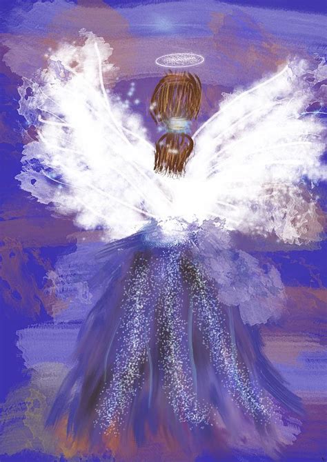 Guardian Angel Digital Art by Elaine Sonne - Fine Art America