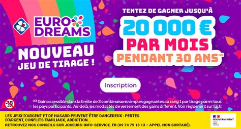 Eurodreams Du Jeudi Janvier Grand Gagnant Fran Ais