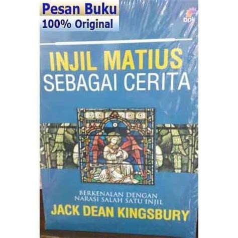 Promo Buku Injil Matius Sebagai Cerita Berkenalan Dengan Narasi Salah