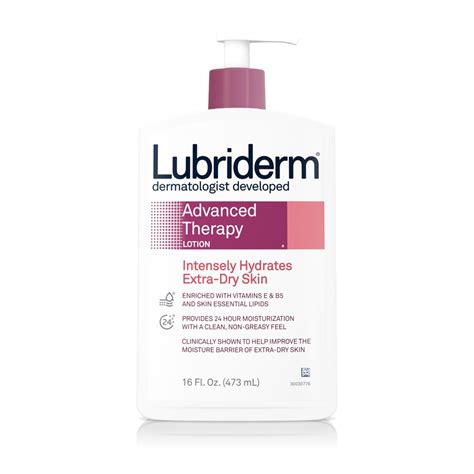 Lubriderm Advanced Therapy Lotion, 16 Fl. Oz Therapeutic Lotion ...