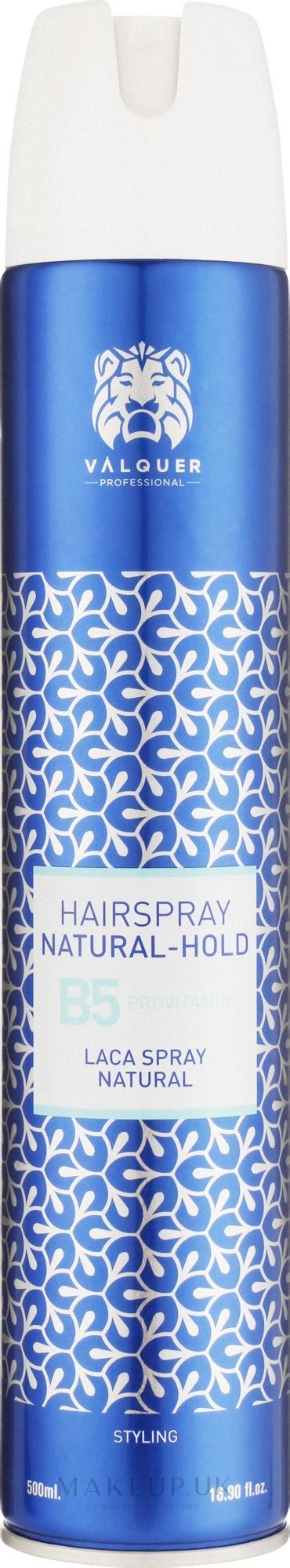 Valquer B5 Provitamin Hairspray Natural Hold Medium Hold Hair Spray