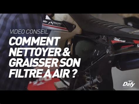 Comment nettoyer son filtre à air moto YouTube