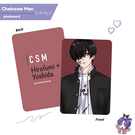 Jual Chainsaw Man Photocard Polaroid By Eternalvy Shopee Indonesia