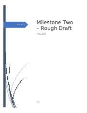 Milestone Two Rough Draft Docx 6 3 2023 Milestone Two Rough Draft