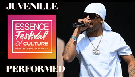 Rapper Juvenile Raises the Roof At Essence Fest 2023 - Hip Hop News Uncensored