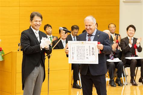 ジーコ氏が茨城県民栄誉賞を受賞しました Spoiba 茨城県スポーツ情報ポータルサイト