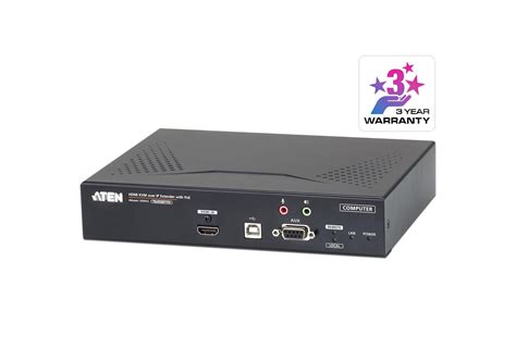 Ke T Aten K Hdmi Single Display Kvm Over Ip Extender With Poe