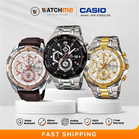 CASIO EDIFICE EFR 539 Fashion Analog Men Watch Water Resistance