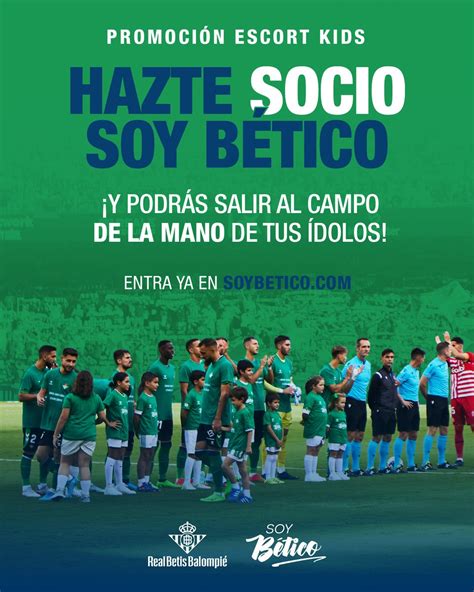 Real Betis Balompi On Twitter Hazte Socio Soy B Tico Y