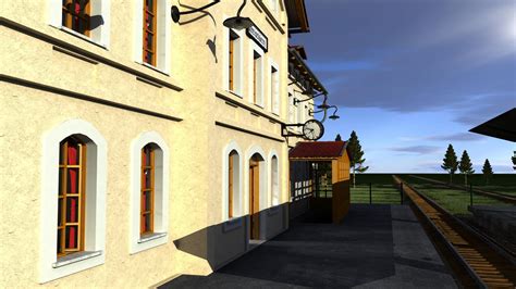 3D model railway station building - TurboSquid 1627040