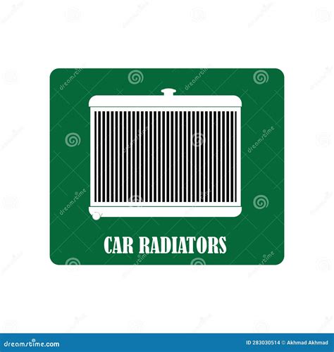 Radiator icon stock vector. Illustration of spare, texture - 283030514