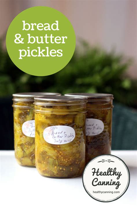 Bread and butter pickles - Healthy Canning