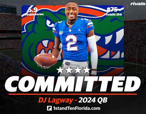 Four Star 2024 Qb Dj Lagway Commits To Florida Rivals Football And Basketball Recruiting