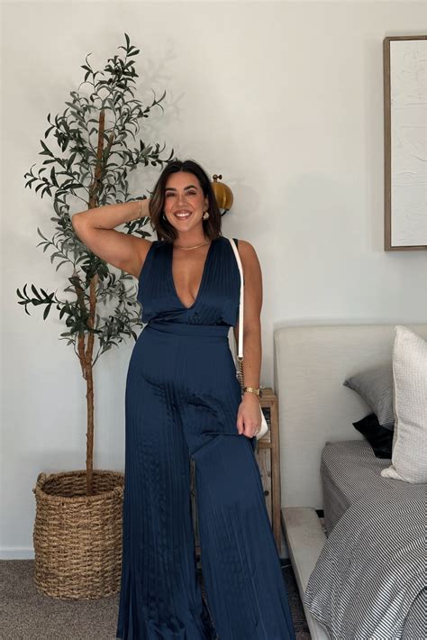 The A F Giselle Pleated Jumpsuit Curated On LTK