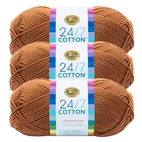 3 Pack Lion Brand® 247 Cotton® Yarn Michaels