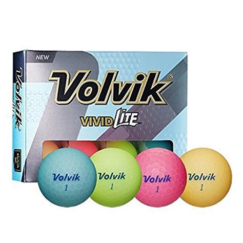 Volvik Vivid Lite Matte Golf Balls 2019 Golfio