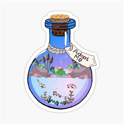 Cute Frog In Potion Bottle Sticker For Sale By Skymayorga Redbubble