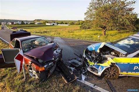 Schwerer Unfall Mit Streifenwagen Stimme De