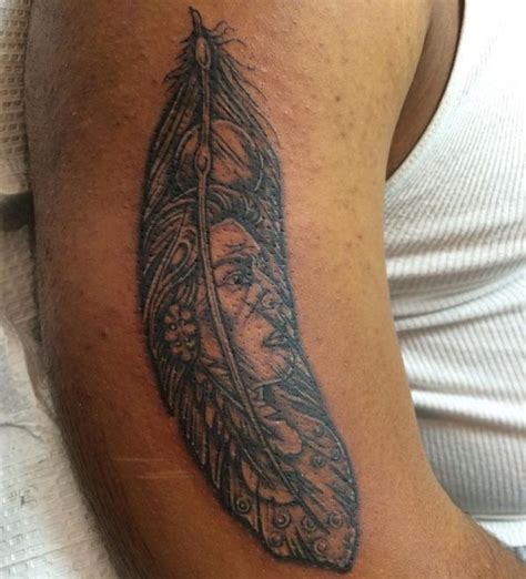 19 mysterious Native American feather tattoos and meanings - Nexttattoos