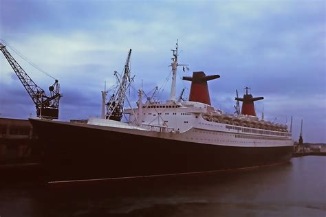 Ss France At Le Havre Ss France Was A French Ocean Liner F Flickr