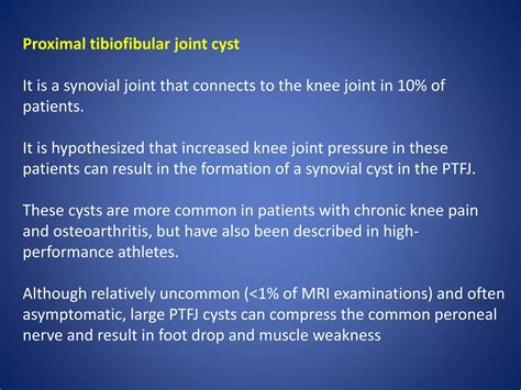 Knee cystic lesions | PPTX