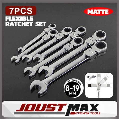 Pcs Set Combination Spanner Set Ratchet Wrench Set Spanar Flexible