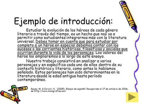 Ejemplo De Una Introduccion En Un Ensayo Ejemplo Interesante Site