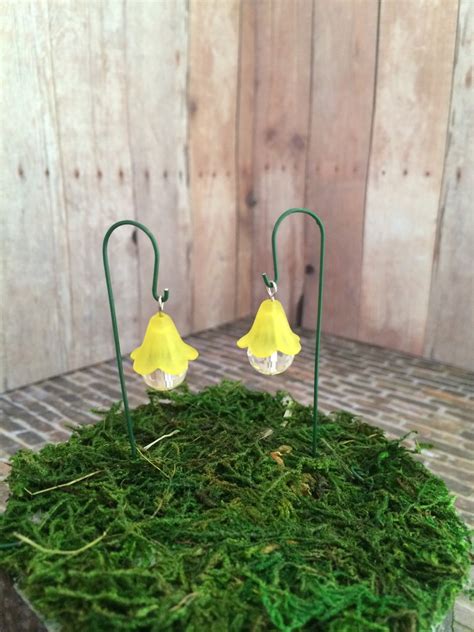 Fairy Garden Lantern Miniature Garden Accessory Set of 2 | Etsy