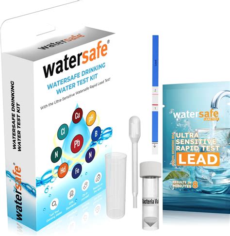 Watersafe The Original Water Testing Kit For Drinking Water Well And