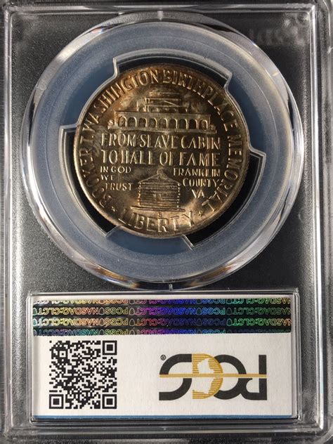 S C Booker T Washington Commemorative Half Pcgs Ms