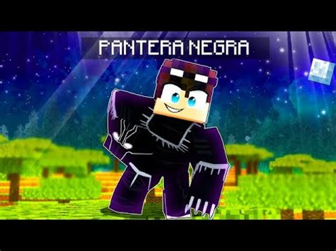 Virei O Pantera Negra No Minecraft Youtube