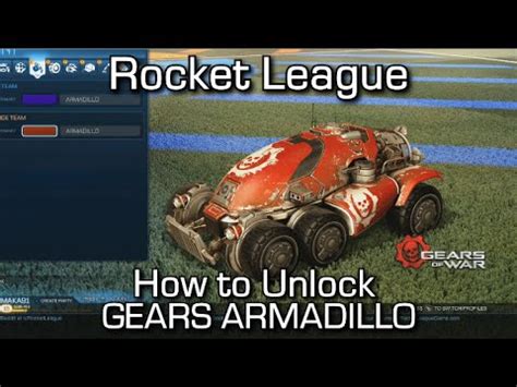 Rocket League How To Unlock Armadillo Gears Of War Xbox One YouTube