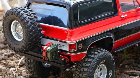 Traxxas TRX 4 Swing Away Tire Carrier Install Traxxas TRX4 K5 Blazer